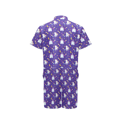 Unicorn Casttle Men's Romper