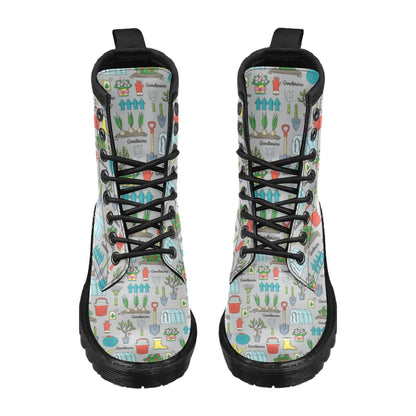 Gardening Pattern Print Design G07 Women's Boots