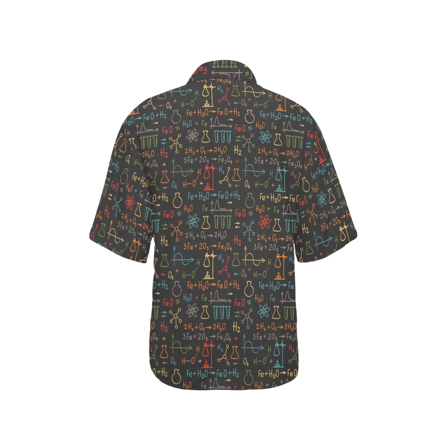 Chemical Pattern Print Design 03 Women's Hawaiian Shirt