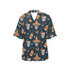 sugar skull Mexican Women's Hawaiian Shirt