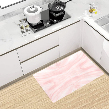 Marble Pattern Print Design 03 Kitchen Mat