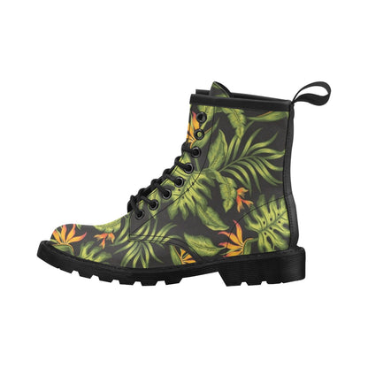 Bird Of Paradise Pattern Print Design BOP013 Women's Boots