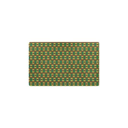 African Geometric Print Pattern Kitchen Mat