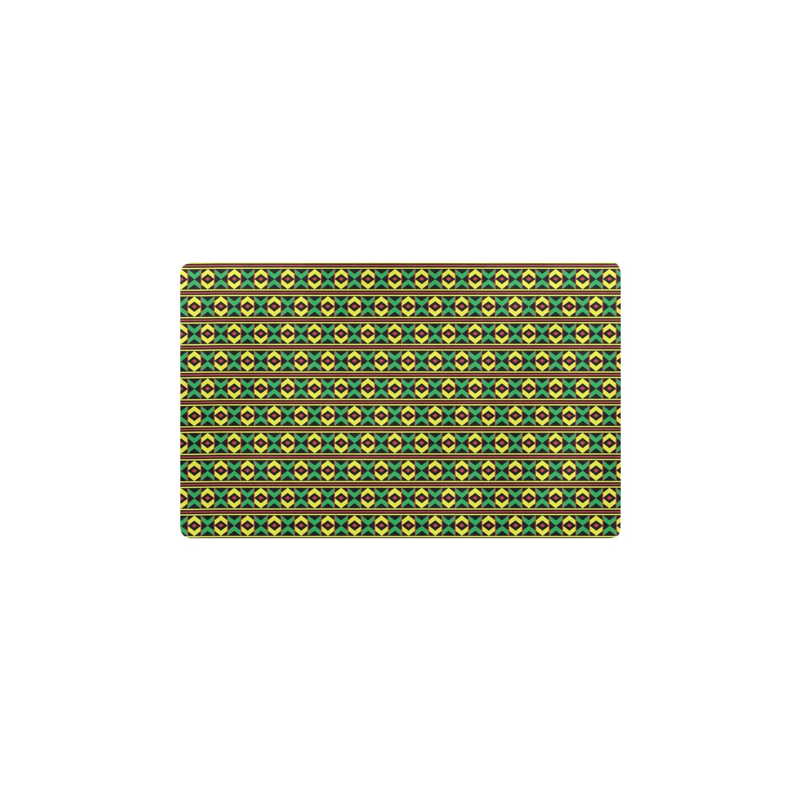 African Geometric Print Pattern Kitchen Mat