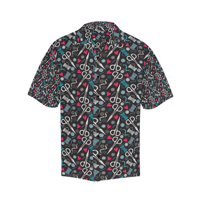 Sewing Equipment Print Design LKS305 Men's Hawaiian Shirt
