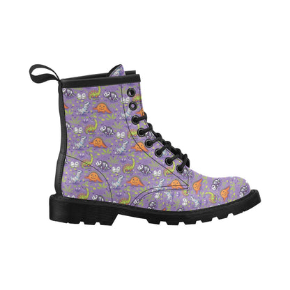Zombie Dinosaur Print Design LKS302 Women's Boots