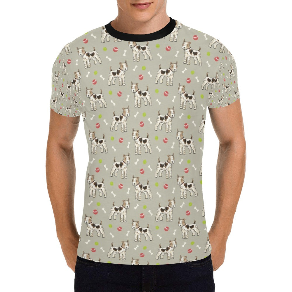 Toy Fox Terriers Print Design LKS301 Men's All Over Print T-shirt