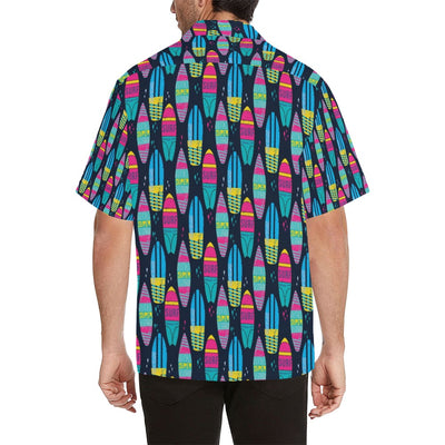 Surfboard Colorful Print Design LKS302 Men's Hawaiian Shirt