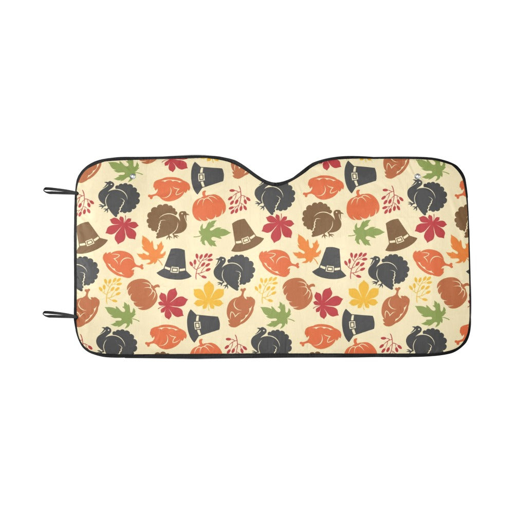 Thanksgiving Print Design LKS303 Car front Windshield Sun Shade
