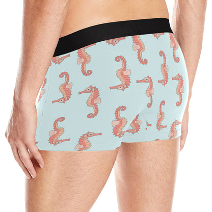 SeaHorse Pattern Print Design 01 Men's Boxer Briefs
