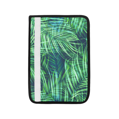 Palm Leaves Pattern Print Design PL02 Car Seat Belt Cover