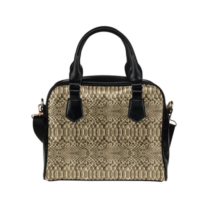 Python Pattern Print Design A02 Shoulder Handbag