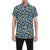 Surfboard Pattern Print Men's Short Sleeve Button Up Shirt