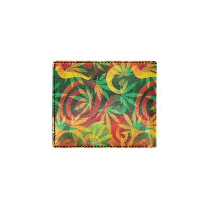 Rastafarian Pattern Print Design A01 Men's ID Card Wallet