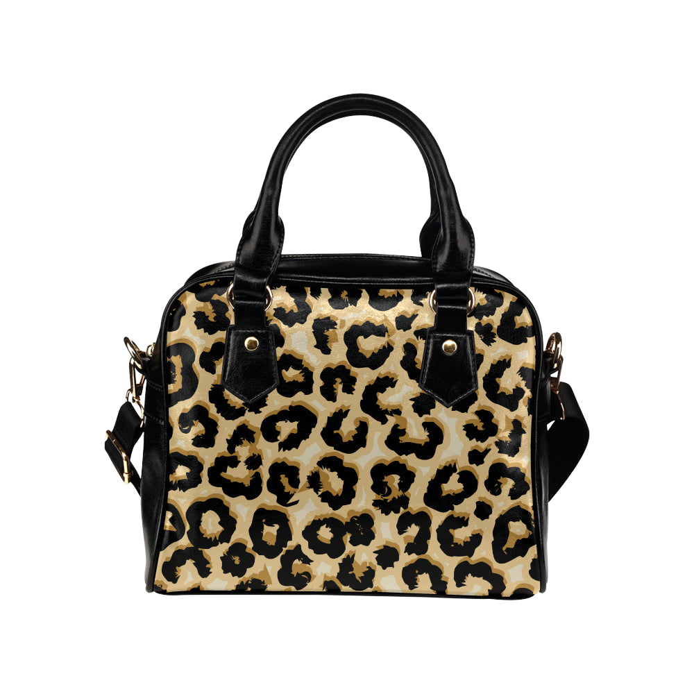 Jaguar Skin Pattern Print Design 02 Shoulder Handbag