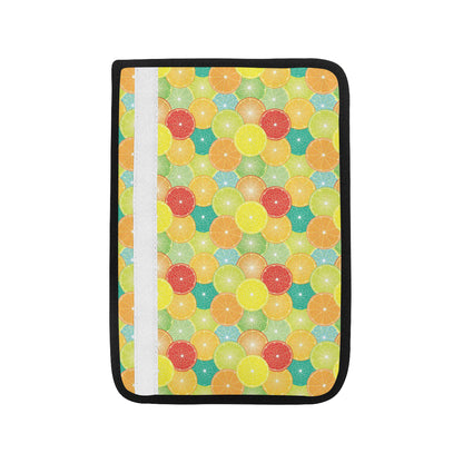 Citrus  Pattern Print Design 01 Car Seat Belt Cover