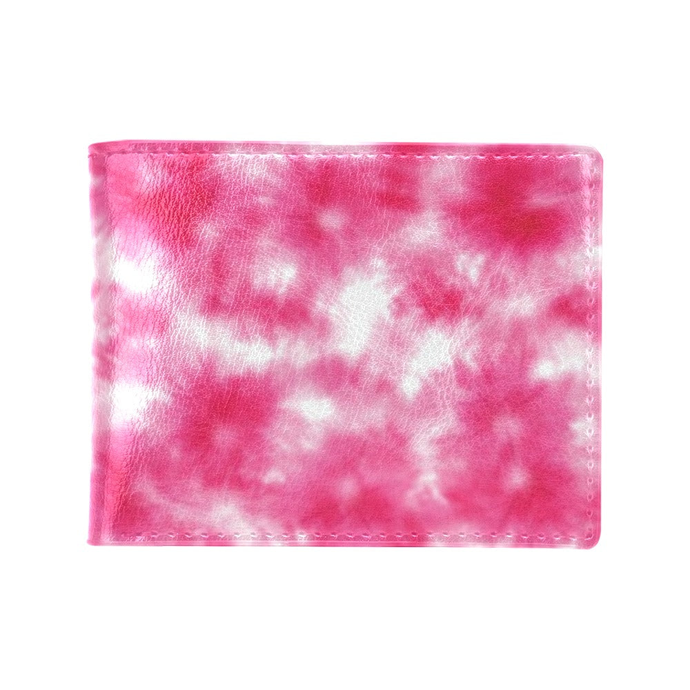 Tie Dye Pink Print Design LKS304 Men's ID Card Wallet
