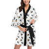 Chicken Pattern Print Design 02 Women's Short Kimono