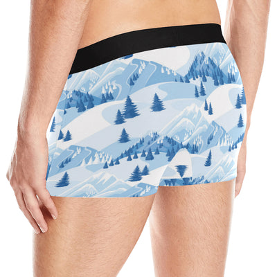 Mountain Pattern Print Design 03 Men's Boxer Briefs