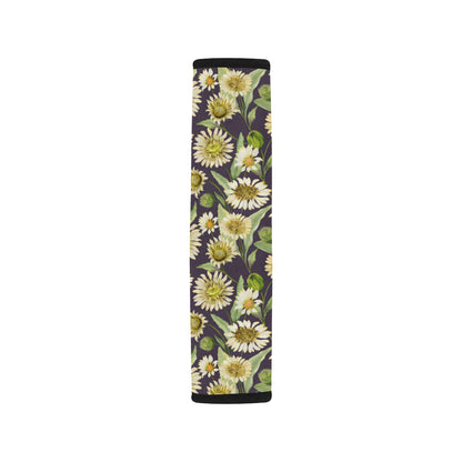 Daisy Vintage Print Pattern Car Seat Belt Cover
