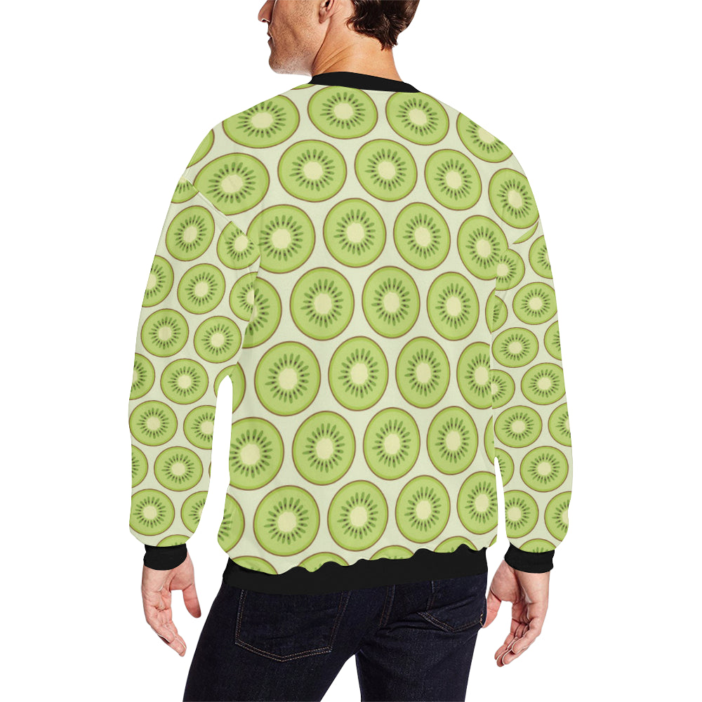 Kiwi Pattern Print Design KW02 Men Long Sleeve Sweatshirt