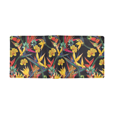 Bird Of Paradise Pattern Print Design BOP016 Men's ID Card Wallet