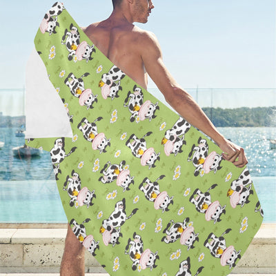 Cattle Print Design LKS401 Beach Towel 32" x 71"