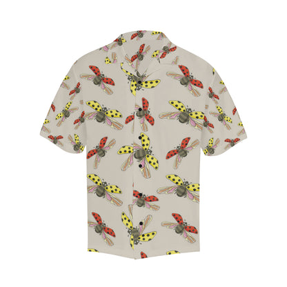 Ladybug Pattern Print Design 04 Men's Hawaiian Shirt