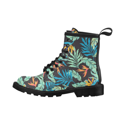 Tropical Palm Leaves Hawaiian Flower Women's Boots