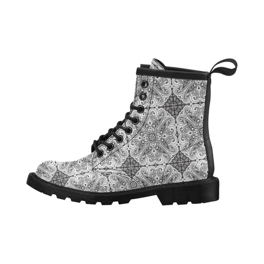 Bandana Print Design LKS309 Women's Boots