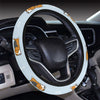 Beagle Pattern Print Design 06 Steering Wheel Cover with Elastic Edge