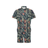 Bird Of Paradise Pattern Print Design BOP02 Men's Romper