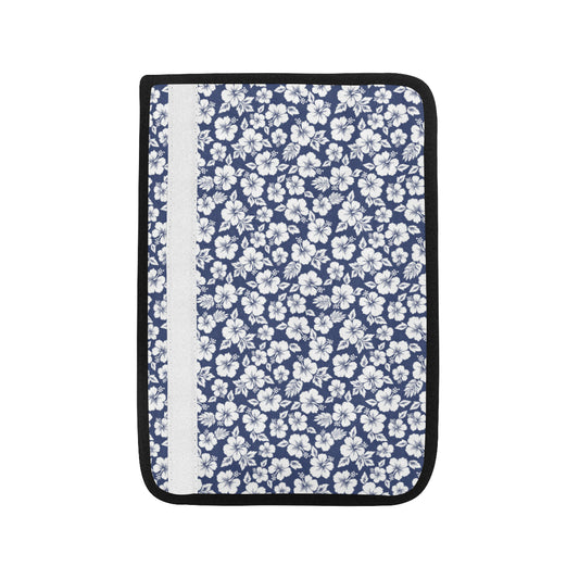 Hibiscus Blue Hawaiian Flower Style Car Seat Belt Cover