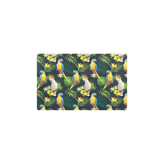 Parrot Pattern Print Design A03 Kitchen Mat