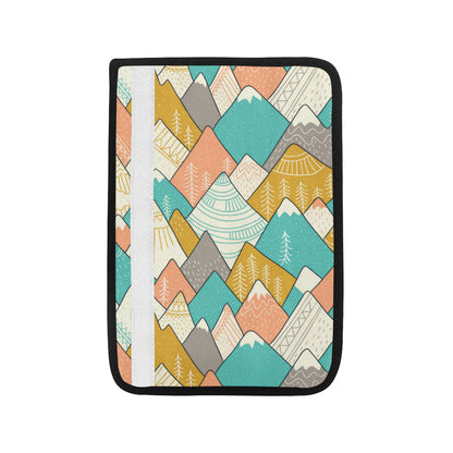 Mountain Pattern Print Design 02 Car Seat Belt Cover