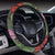 Monarch Butterfly Pattern Print Design 04 Steering Wheel Cover with Elastic Edge