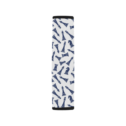 Chess Pattern Print Design 03 Car Seat Belt Cover
