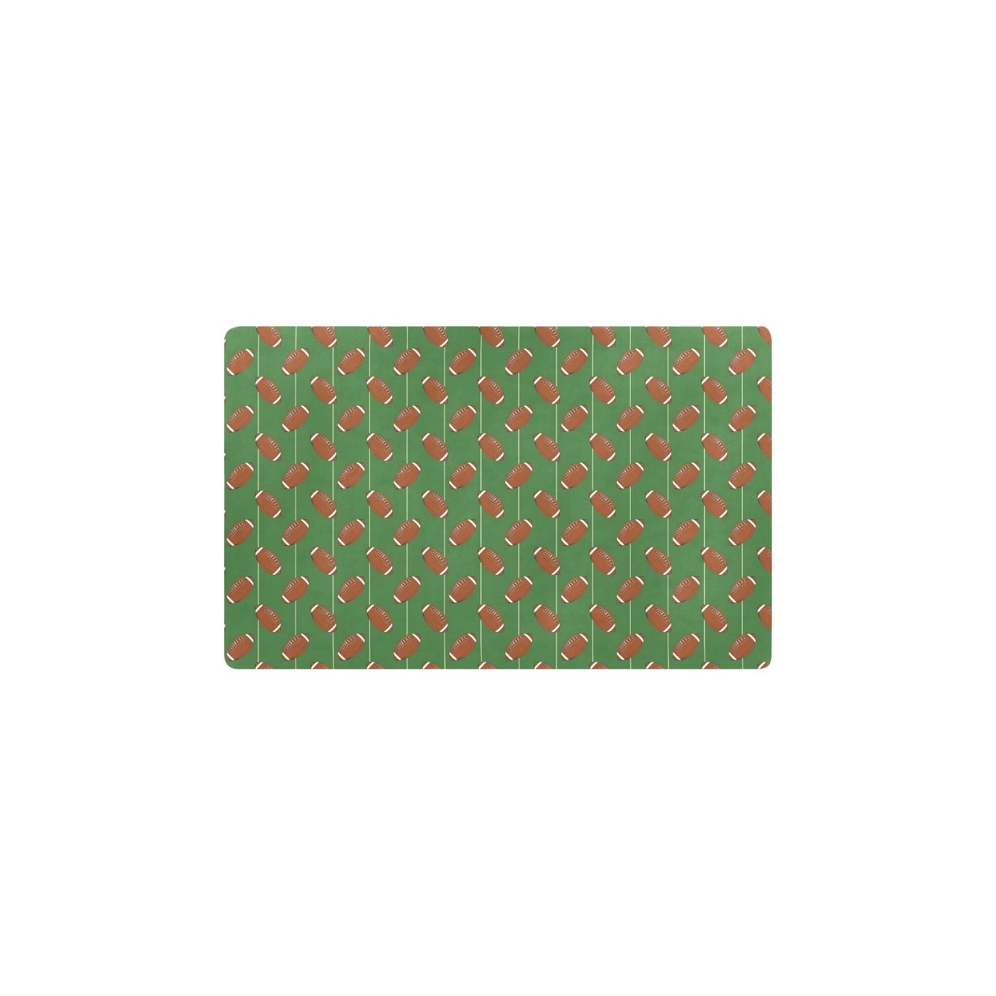 American Football on Field Themed Kitchen Mat
