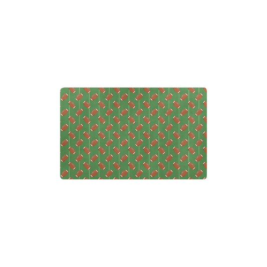 American Football on Field Themed Kitchen Mat