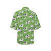 Cow Happy Print Pattern Women's Hawaiian Shirt