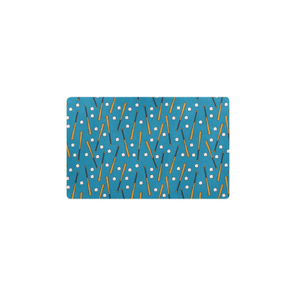 Baseball Pattern Print Design 01 Kitchen Mat