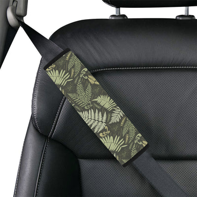 Fern Leave Green Print Pattern Car Seat Belt Cover