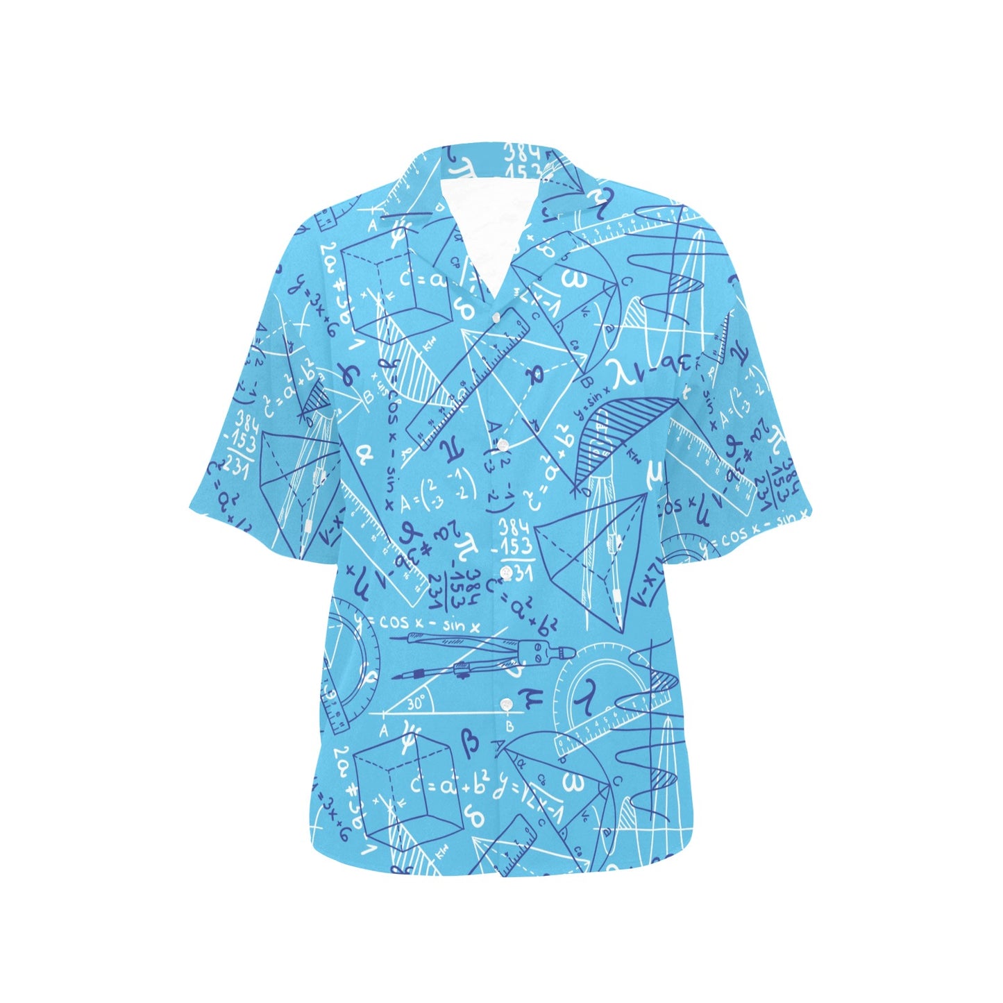 Math Pattern Print Design 02 Women's Hawaiian Shirt