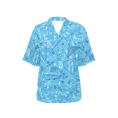 Math Pattern Print Design 02 Women's Hawaiian Shirt
