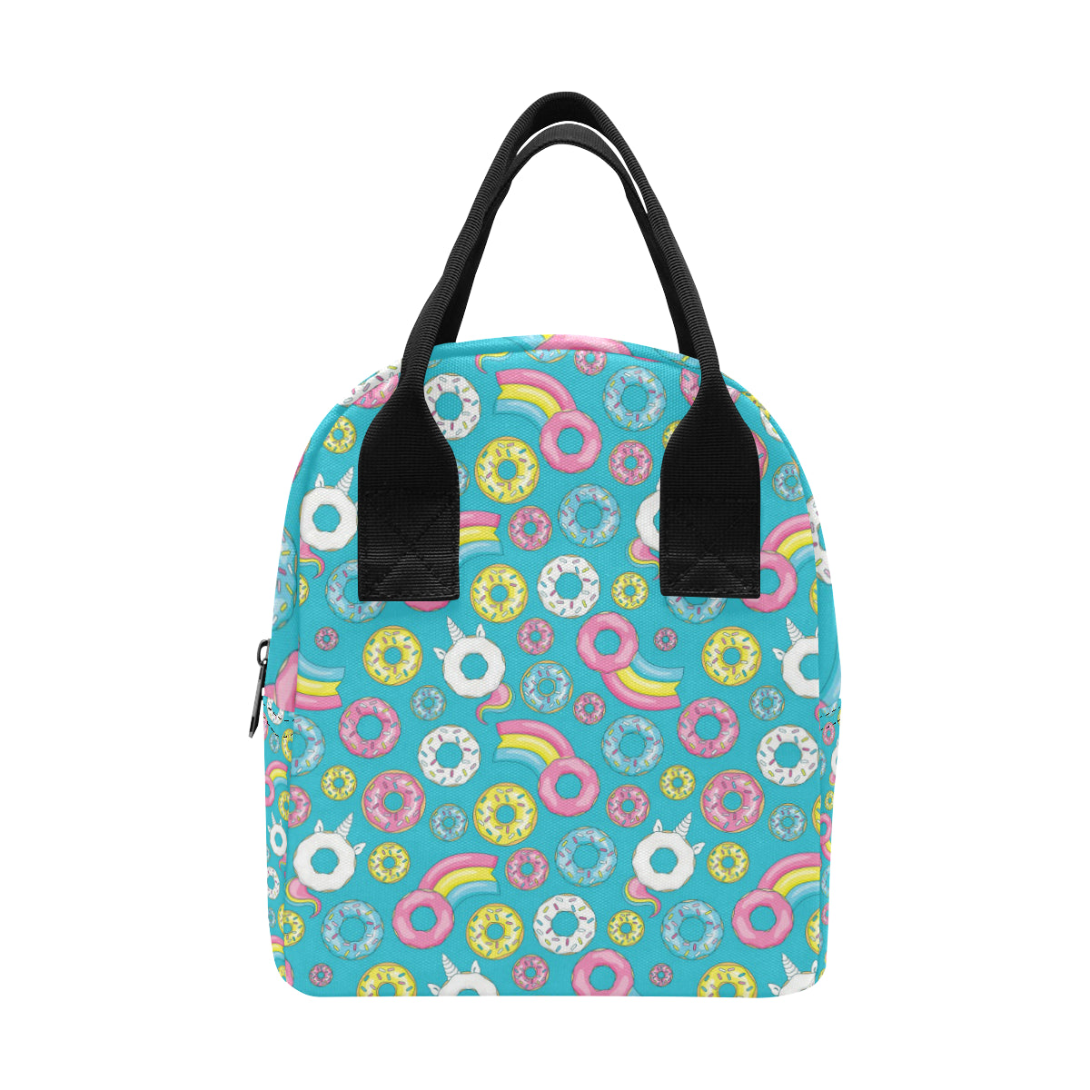Donut Pattern Print Design DN013 Insulated Lunch Bag