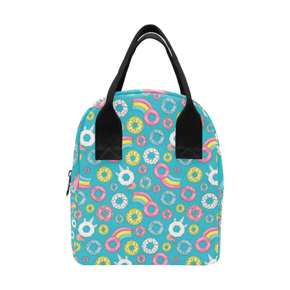 Donut Pattern Print Design DN013 Insulated Lunch Bag
