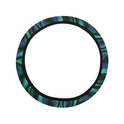 Abalone Pattern Print Design 01 Steering Wheel Cover with Elastic Edge