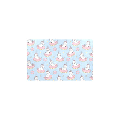 Donut Unicorn Pattern Print Design DN014 Kitchen Mat