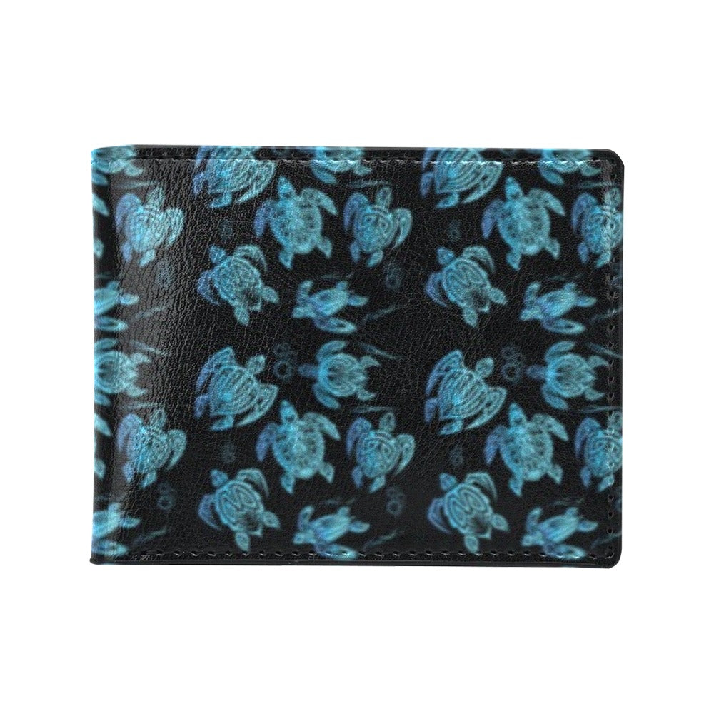 Tribal Turtle Polynesian Themed Design Men's ID Card Wallet