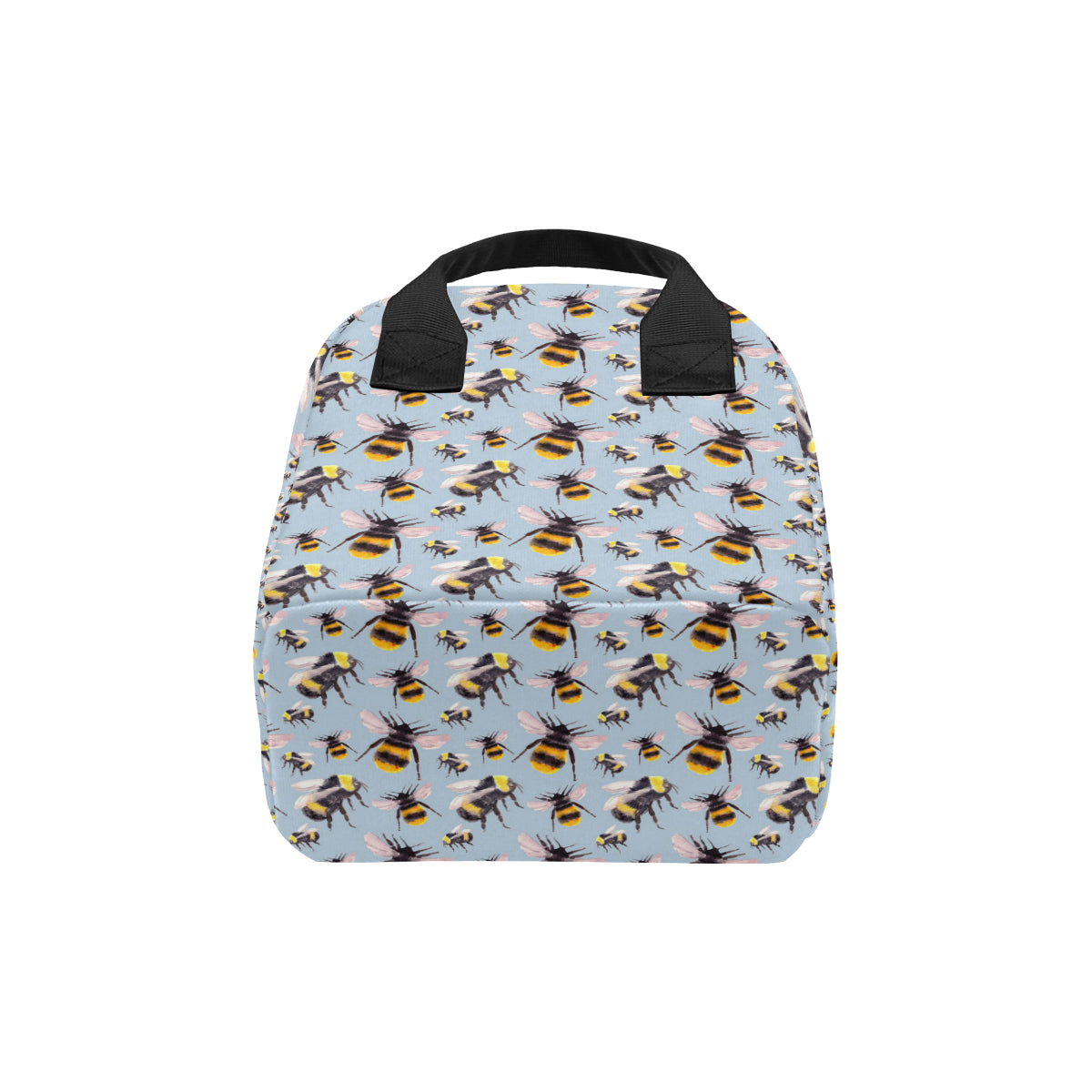 Bee Pattern Print Design BEE08 Insulated Lunch Bag